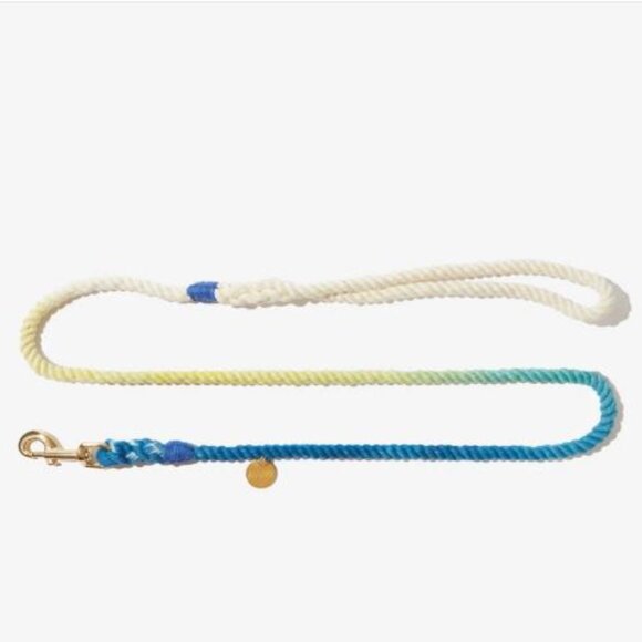 Found My Animal Hand-dyed Blue Ombre Rope Dog Pet Leash - Picture 2 of 3